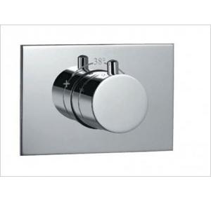 Jaquar Spout with Straight Legs Thermosatic Concealed High Flow Control Valve with Wall Flange, FLR-CHR-5679