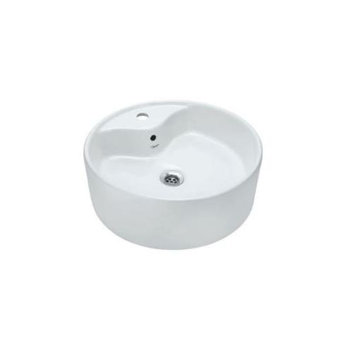 Jaquar JDR Thin Rim Table Top Basin 450x450x110 mm, JDS-WHT-25939