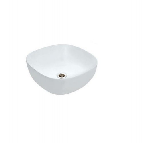 Jaquar JDR Thin Rim Table Top Basin 410x410x150 mm, JDS-WHT-25911