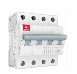 Havells 40A 4P C-Curve AC MCB, DHMGC4PF040