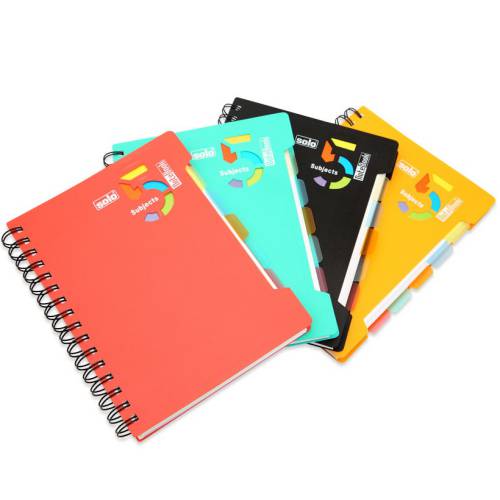 Solo NB554 5-Subjects Note Book, Size: B5 (300 Pages)