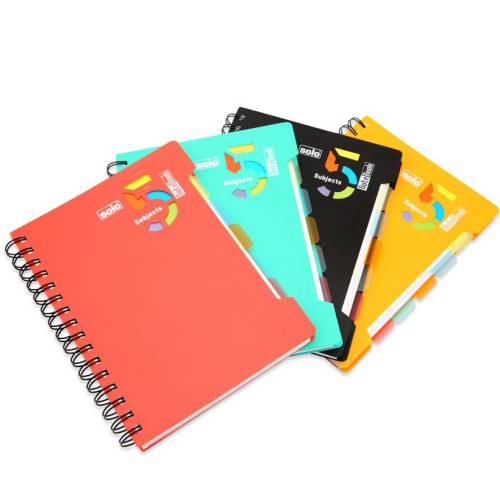 Solo NA554 5-Subjects Note Book, Size: A5 (300 Pages)