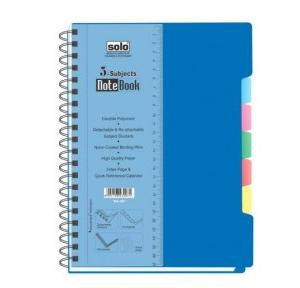 Solo NA457 5-Subjects Note Book, Size: 282x215 mm (300 Pages)