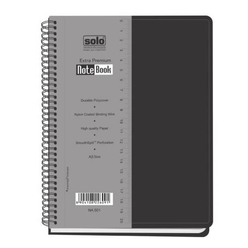 Solo NA501 Premium Note Book (160 Pages), Size: A5