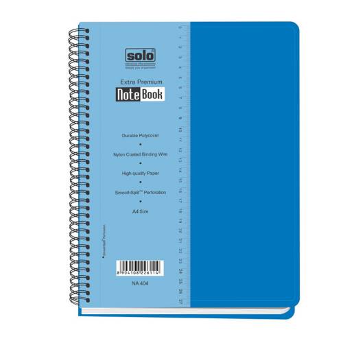 Solo NA404 Premium Note Book Square, Size: 282x215 mm (160 Pages)