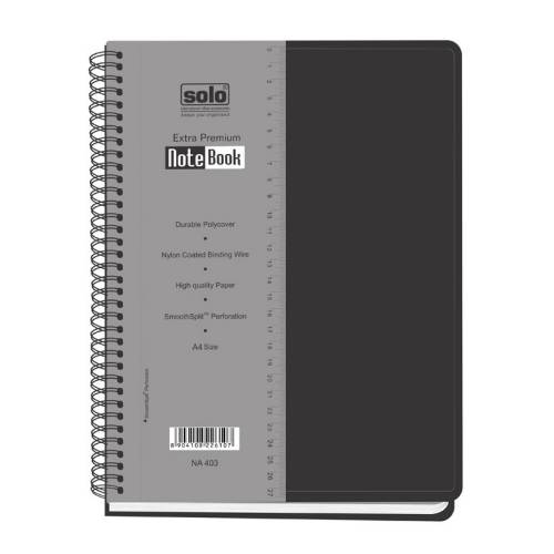 Solo NA403 Premium Note Book, Size: 282x215 mm (160 Pages)