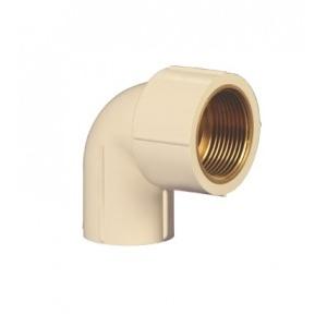 Supreme CPVC Female Threaded Elbow (Brass), 20 mm