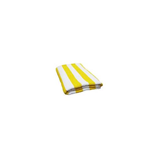 pool towel Yellow - White