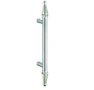 Dorset SS H Pull Handle With Crystal 300 mm, SH 12 PC SS