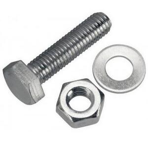 GI Nut Bolt with Washer, 18x48 mm