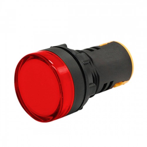 Zetalux 240v Red Led Panel Indicator Light 225mm