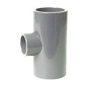 Star PVC Reducing Plain Tee, Dia: 110 x 50 mm