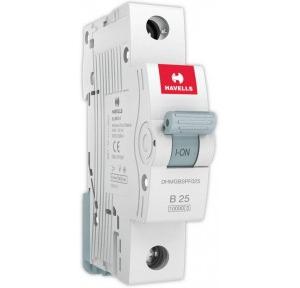 Havells 25A 1P B-Curve AC MCB, DHMGBSPF025