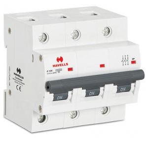 Havells 125A 3P C-Curve AC MCB, DHMJCTPF125