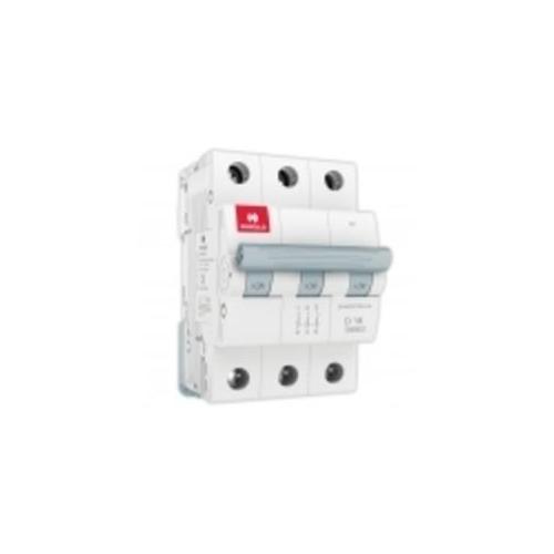 Havells 16A 3P D-Curve AC MCB, DHMGDTPF016