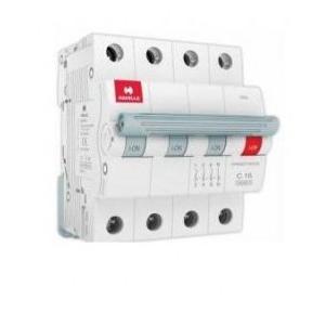 Havells 50A 3P+N C-Curve AC MCB, DHMGCTNF050