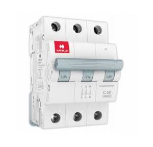 Havells 50A 3P C-Curve AC MCB, DHMGCTPF050