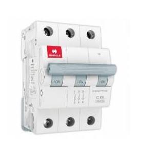 Havells 6A 3P C-Curve AC MCB, DHMGCTPF006