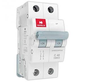 Havells 40A 2P C-Curve AC MCB, DHMGCDPF040