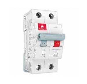 Havells 6A 1P+N C-Curve AC MCB, DHMGCSNF006