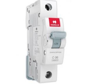 Havells 6A 1P C-Curve AC MCB, DHMGCSPF006