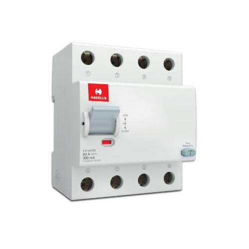 Havells 63A 4P 300mA A Type RCCB, DHRMAMFF300063