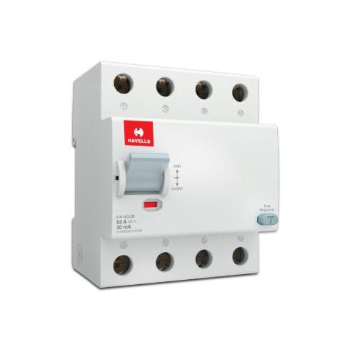 Havells 63A 4P 30mA A Type RCCB, DHRMAMFF030063