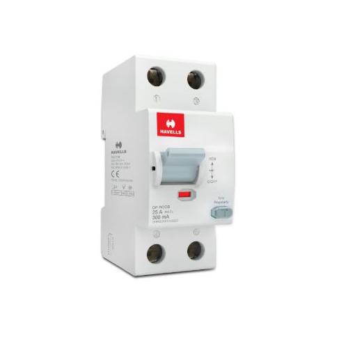 Havells 25A 2P 300mA A Type RCCB, DHRMAMDF300025