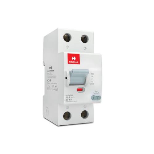 Havells 25A 2P 30mA A Type RCCB, DHRMAMDF030025