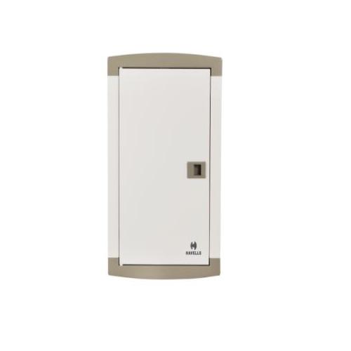 Havells Double Door TPN 4W Distribution Board, DSSDBX0236 (Pearl Ivory)