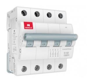 Havells 2A 4P D-Curve AC MCB, DHMGDFPF002