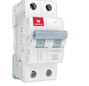 Havells 4A 2P D-Curve AC MCB, DHMGDDPF004