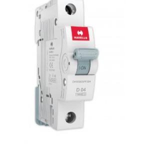 Havells 4A 1P D-Curve AC MCB, DHMGDSPF004