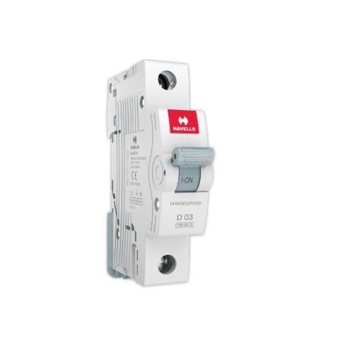 Havells 3A 1P D-Curve AC MCB, DHMGDSPF003