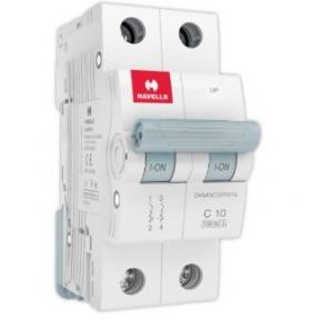 Havells 0.5A 2P C-Curve AC MCB, DHMGCDPF005