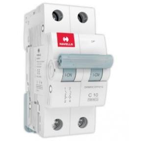 Havells 3A 2P C-Curve AC MCB, DHMGCDPF003