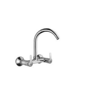 Jaquar Sink Mixer With Swinging Spout With Connecting Legs & Wall Flanges, COS-ESS-103309N