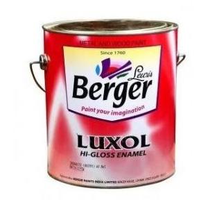 Berger Luxol High Gloss Enamel Paint 1 Ltr Yellow