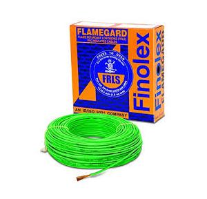 Finolex 4 Sqmm 1 Core FR-LSH Unsheathed Industrial Cables, 180 Mtr (Green)