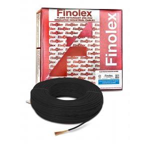 Finolex 6 Sqmm 1 Core FR PVC Insulated Unsheathed Industrial Cable, 45 Mtr (Black)