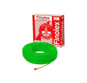 Finolex 4 Sqmm 1 Core FR PVC Insulated Unsheathed Industrial Cable, 180 Mtr (Green)