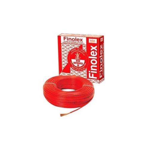 Finolex 0.75 Sqmm 1 Core FR PVC Insulated Unsheathed Flexible Cable, 90 Mtr (Red)