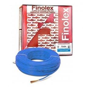 Finolex 0.75 Sqmm 1 Core FR PVC Insulated Unsheathed Flexible Cable, 90 Mtr (Blue)