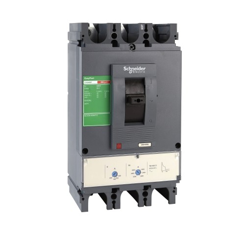 Schneider MCCB With Microprocessor Based Trip Unit Easypact CVS 630A 4Pole 50 kA, LV563511