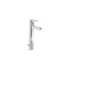 Kohler Singulier Single-Control Tall Basin Faucet Chrome Polished With Drain, K-10861IN-4-CP