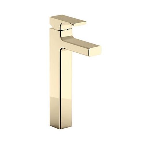 Kohler Strayt Single-Control Tall Basin Faucet Chrome Polished Without Drain, K-37329IN-4ND-AF