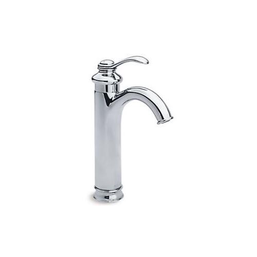 Kohler Fairfax Tall Pillar Basin Faucet Without Drain Chrome Polished, K-11553IN-4-CP