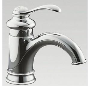 Kohler Fairfax Single-Control Basin Faucet With Lever Handle And Drain Chrome Polished, K-8657IN-CP