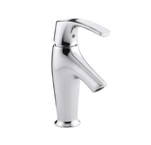 Kohler Symbol Single-Control Basin Faucet With Lever Handle And Pop-Up Drain Chrome Polished, K-19480IN-CP