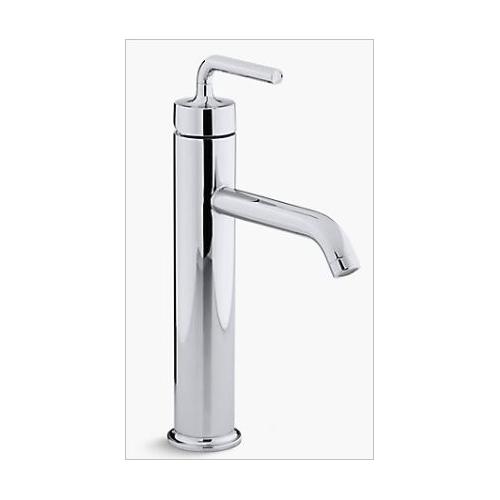 Kohler Purist Single-Control Tall Basin Faucet Chrome Polished, K-14404IN-4AND-CP